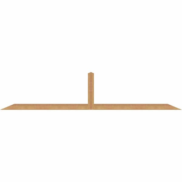 Ekena Millwork Portland Timber Gable Bracket, Western Red Cedar, 108"W x 22"H x 1 1/2"D x 3 1/2"F, 5/12 Pitch GBW108X22X0204POR00SWR - main